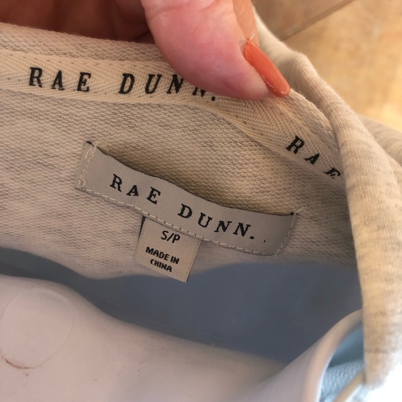 Rae Dunn "Grateful" long sleeve hoodie size small - Picture 8 of 8